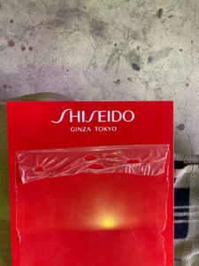ラックにシルク印刷
